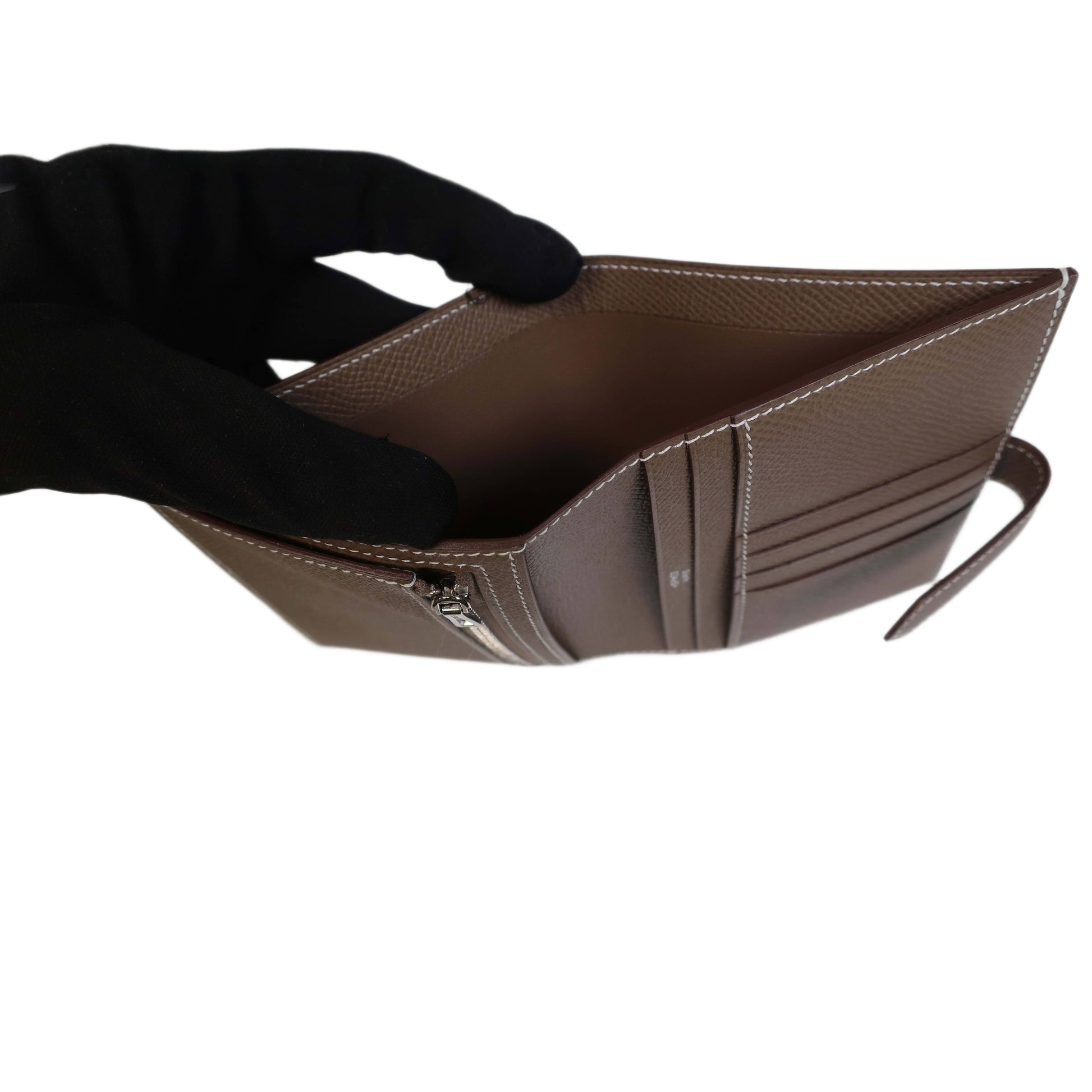 HERMES Epsom Bearn Card Holder Wallet