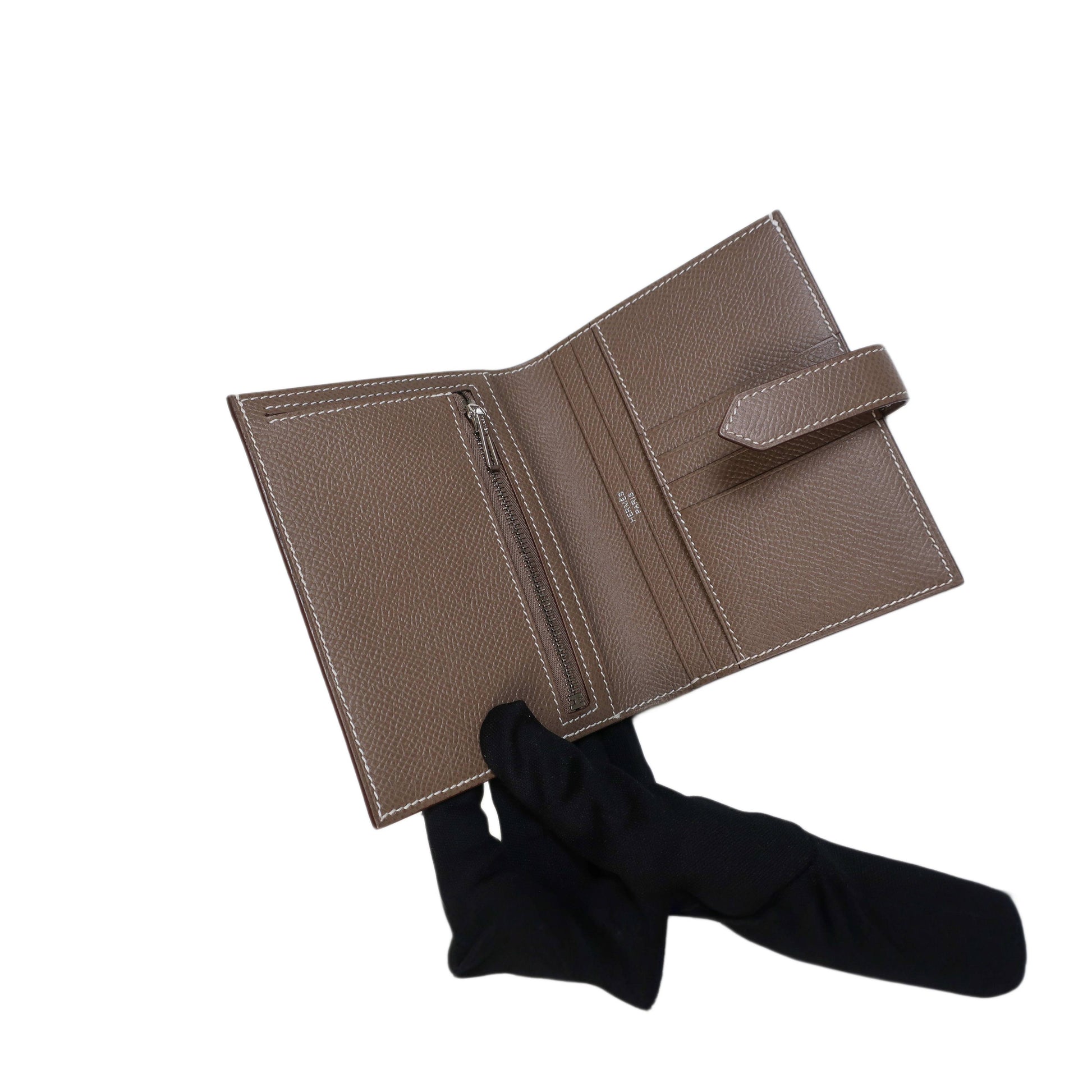HERMES Epsom Bearn Card Holder Wallet
