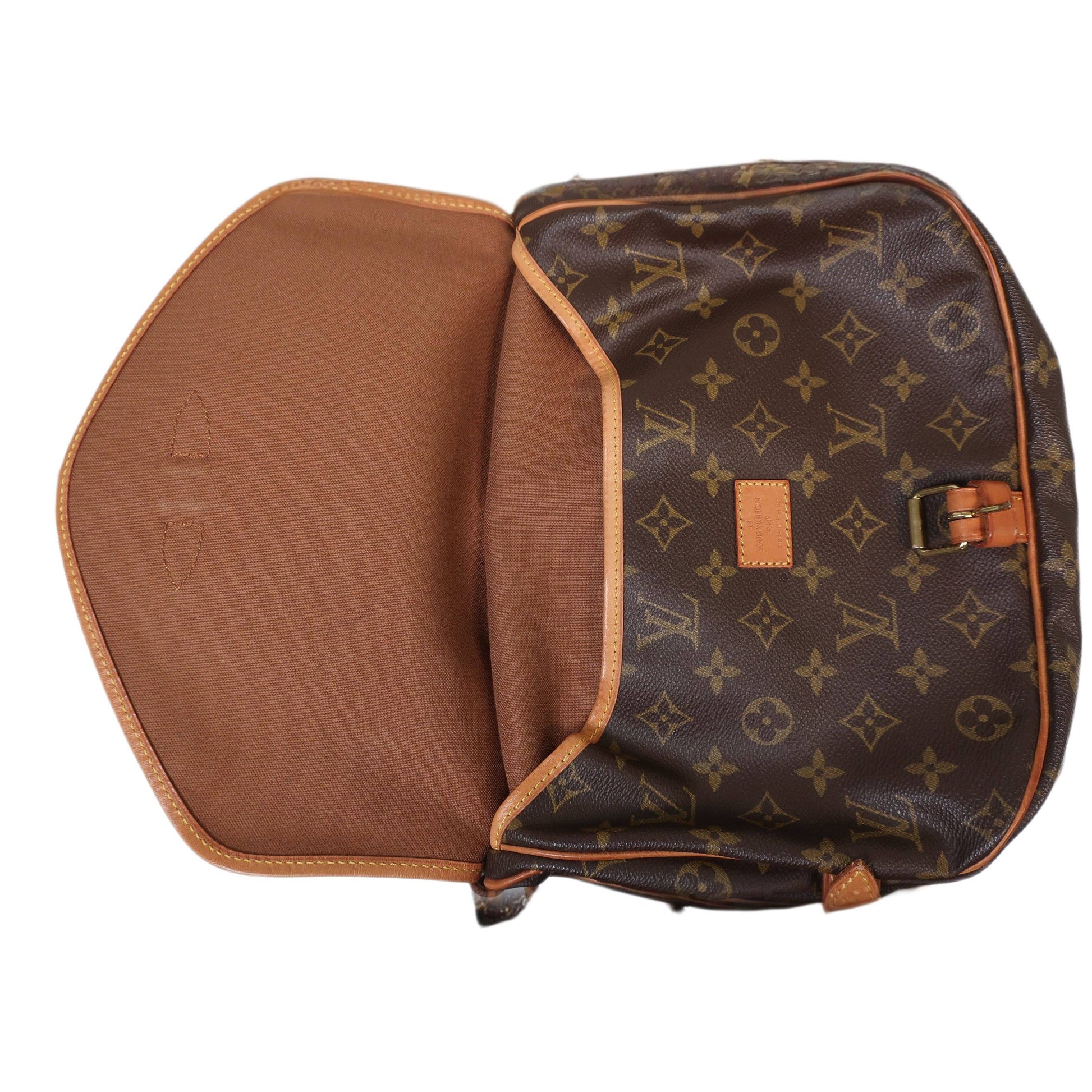 LOUIS VUITTON Monogram Saumur 30 Cross Body Shoulder Bag