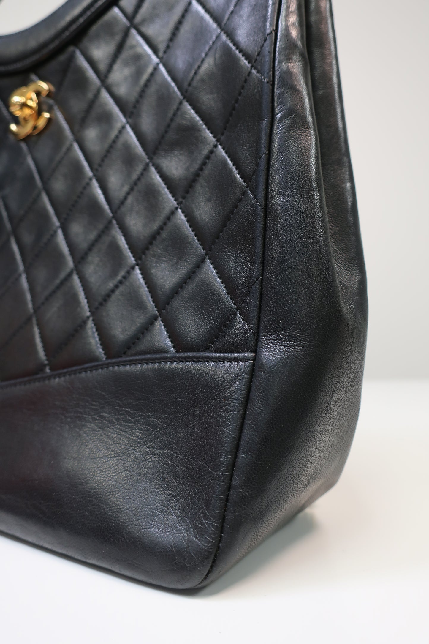 Chanel Quilted 2 Way Handbag