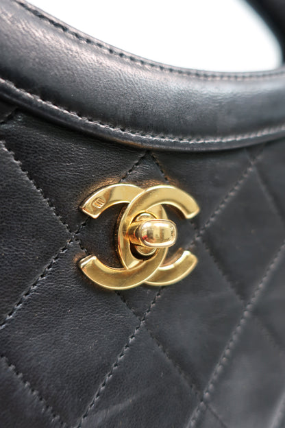 Chanel Quilted 2 Way Handbag