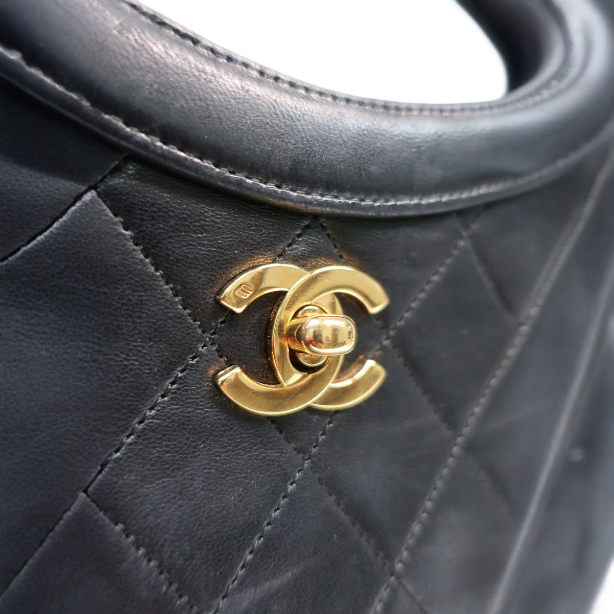 Chanel Quilted 2 Way Handbag