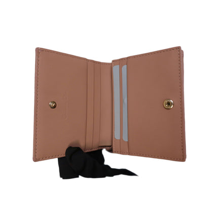 DIOR Beige Ultramatte Cannage Leather Mini Lady Dior Wallet