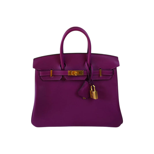 Hermès Birkin 25 Anemone Swift with Gold Hardware Stamp Y 2020