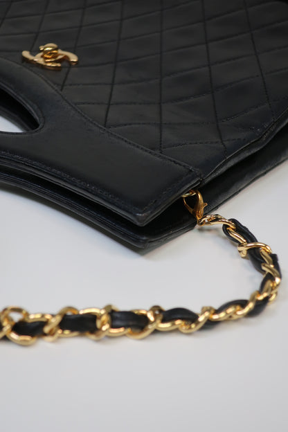 Chanel Quilted 2 Way Handbag