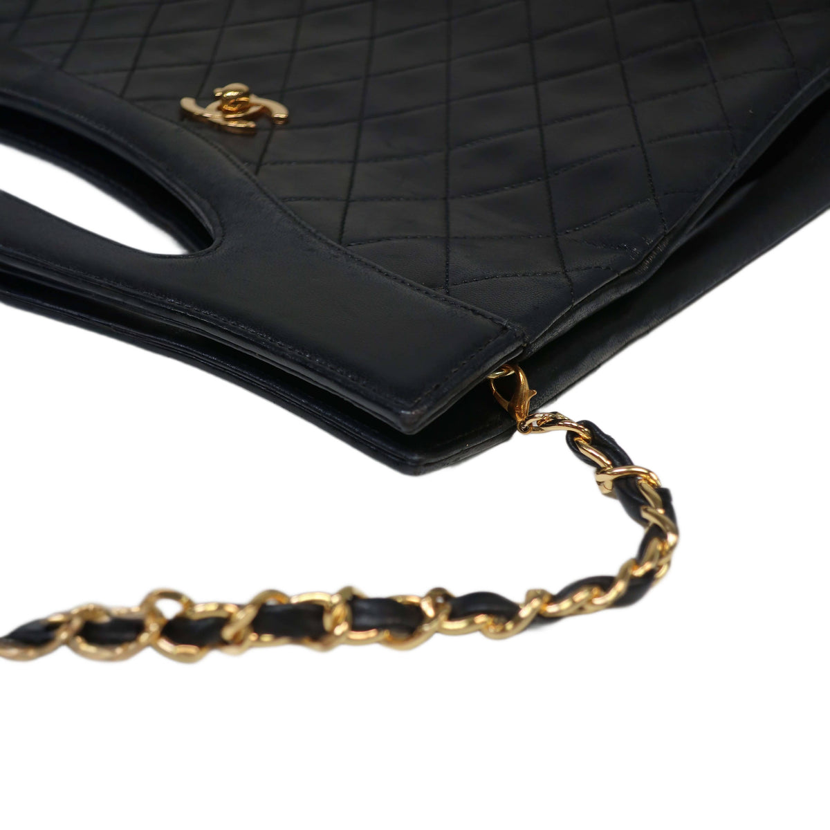 Chanel Quilted 2 Way Handbag