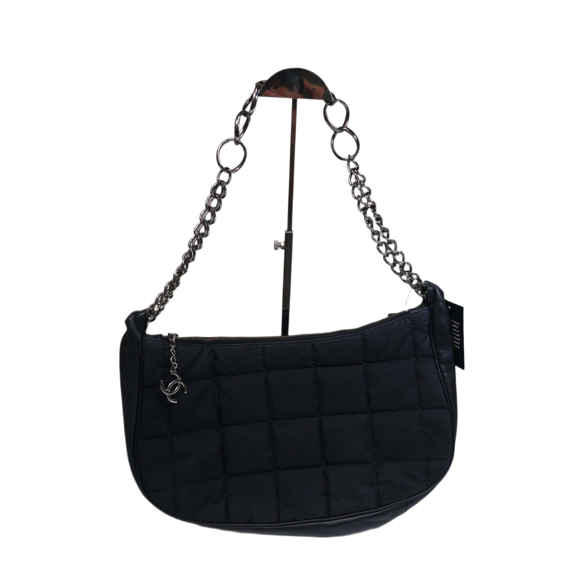 CHANEL Chocolate Bar Hobo Chain Bag