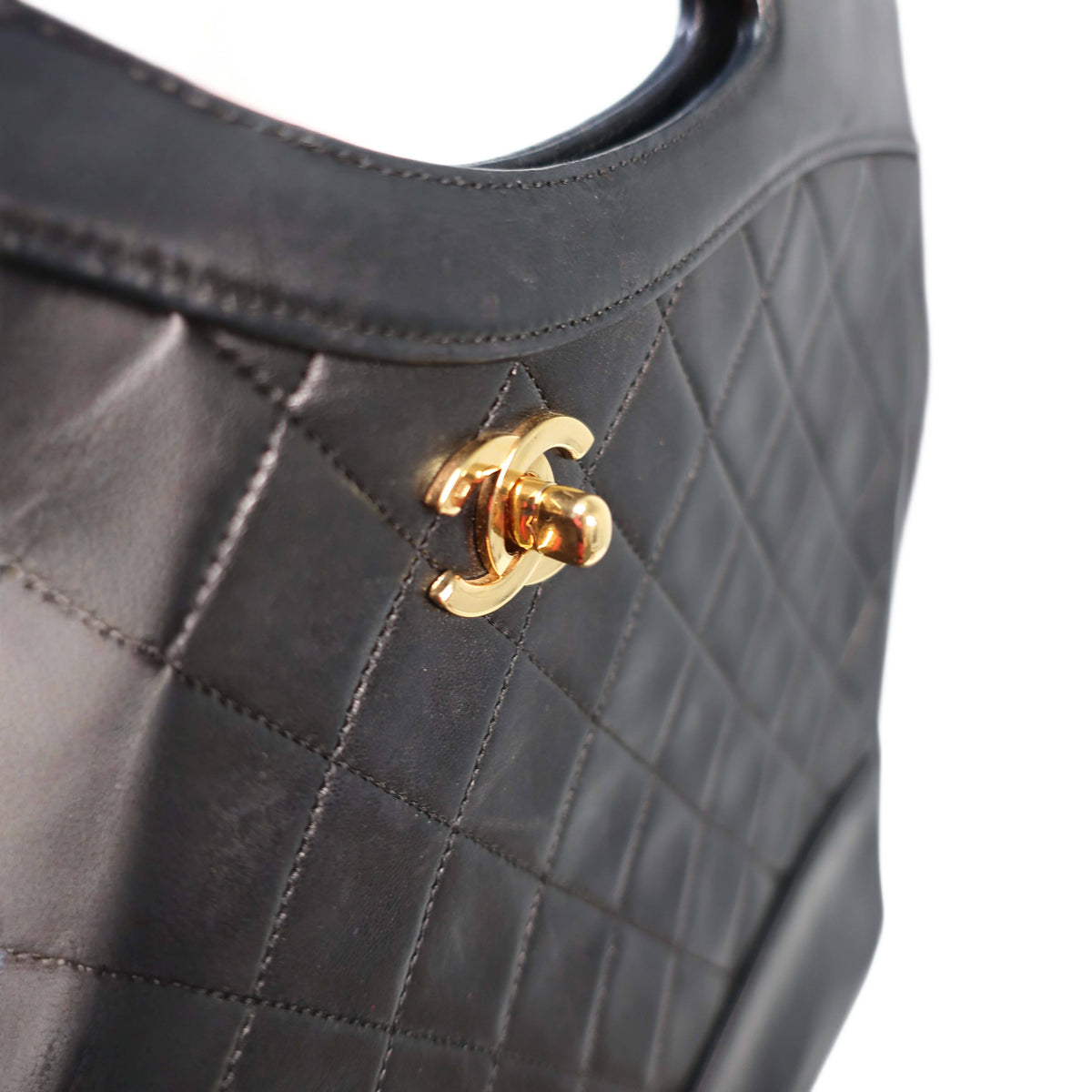 Chanel Quilted 2 Way Handbag