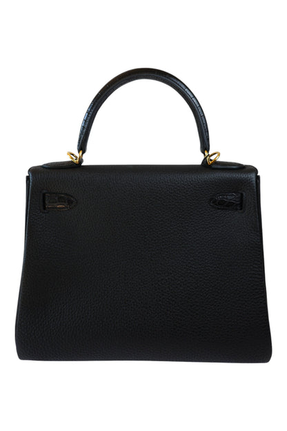Hermès Kelly 28 Touch Noir with Gold Hardware Stamp Z 2021
