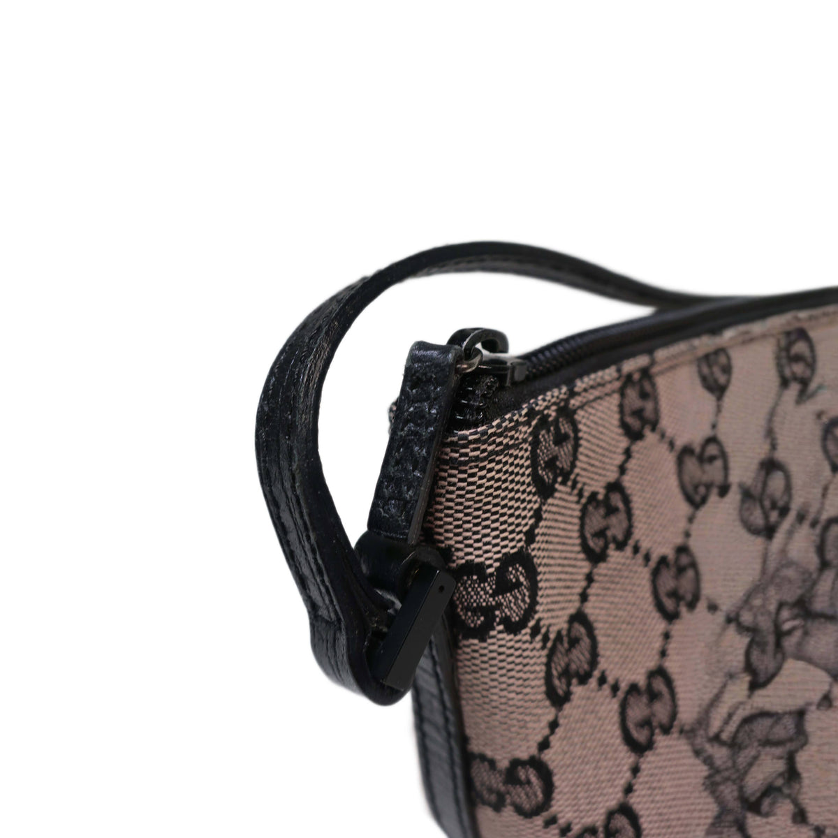 GUCCI Cosmetics Accessory Pouch In Navy GG Canvas