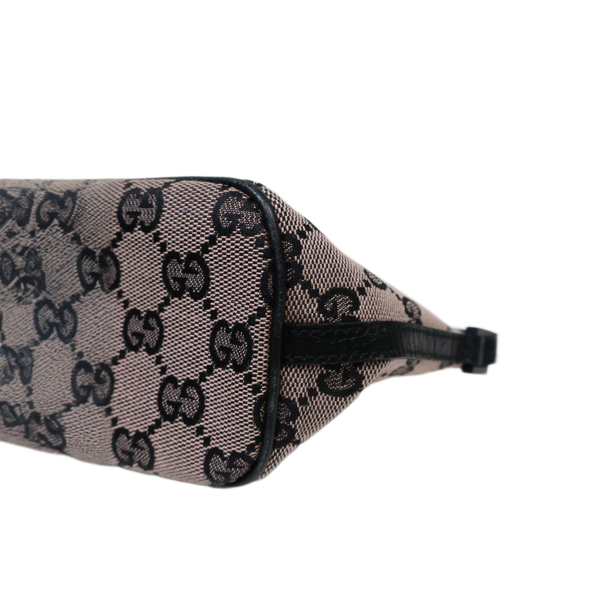 GUCCI Cosmetics Accessory Pouch In Navy GG Canvas