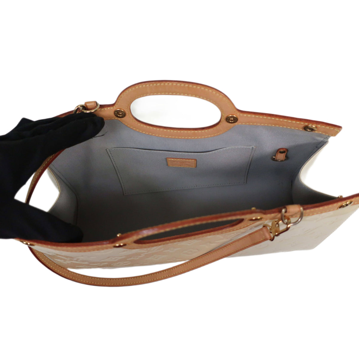 LOUIS VUITTON Vernis Pearl Roxbury Drive Handbag