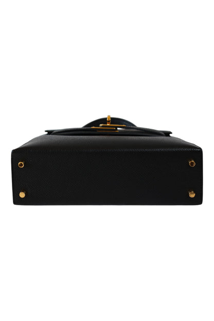 Noir Mini Kelly II 20 Gold Hardware, 2025 Stamp K