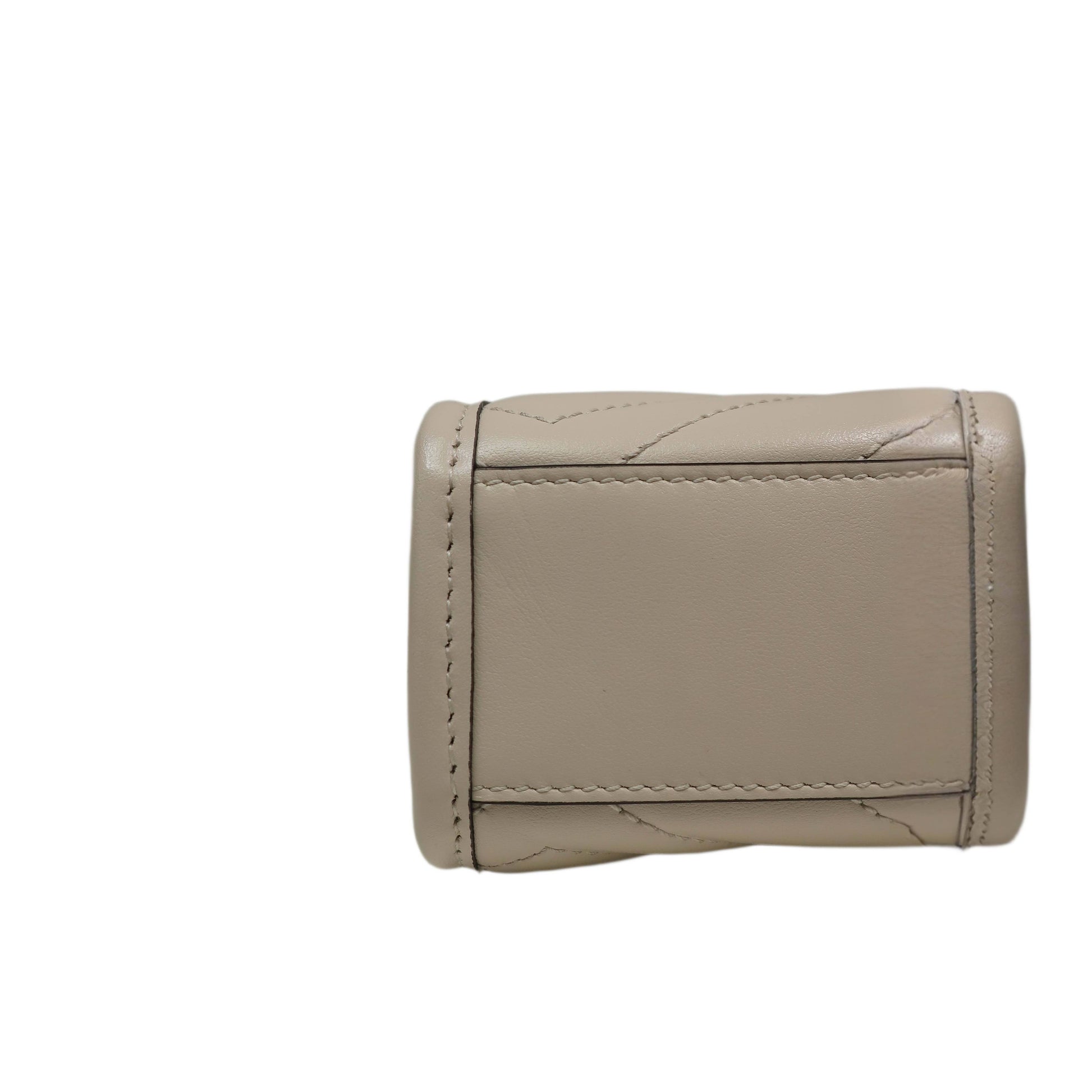 GUCCI GG Marmont White Leather Handbag