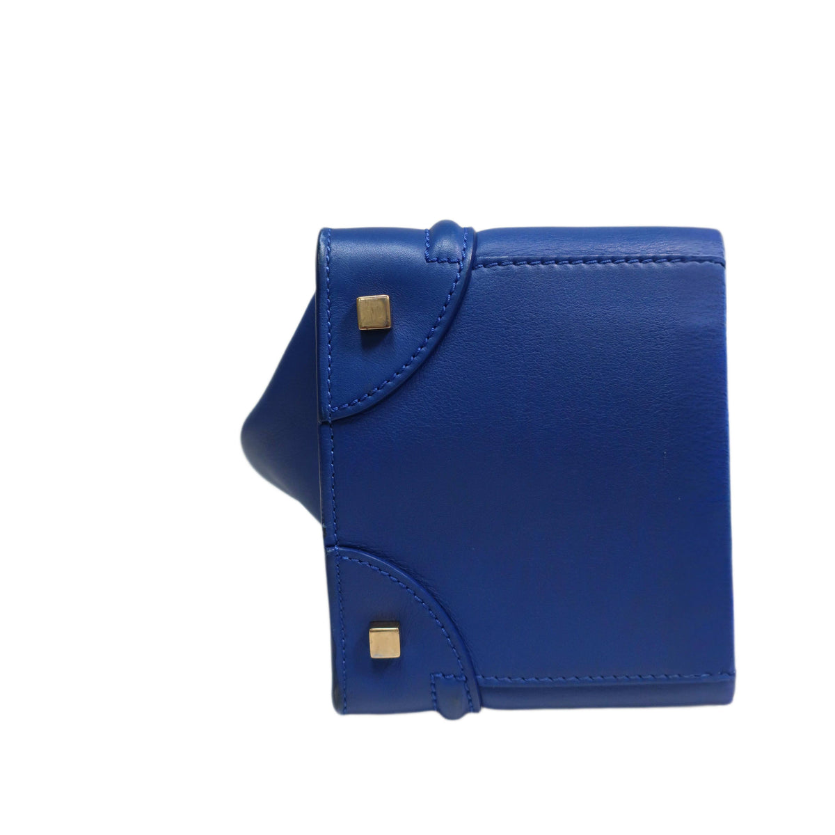 Celine  Smooth Calfskin Mini Luggage Royal Blue