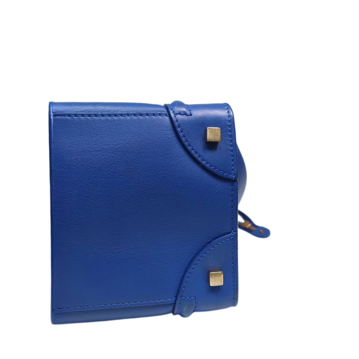 Celine  Smooth Calfskin Mini Luggage Royal Blue