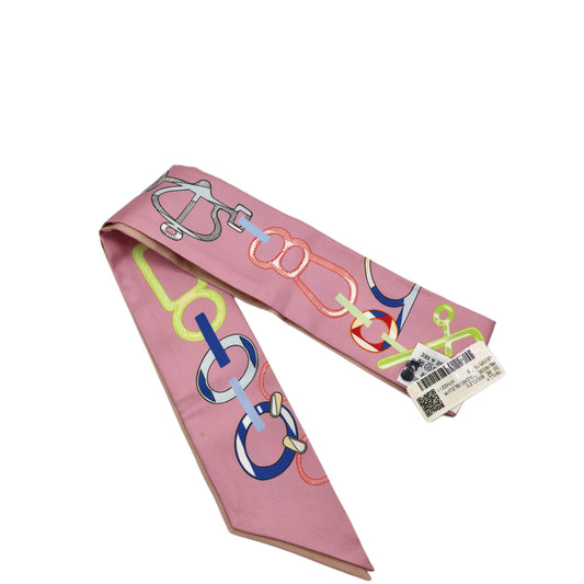 Hermès Do Re Boucles Twilly Scarf