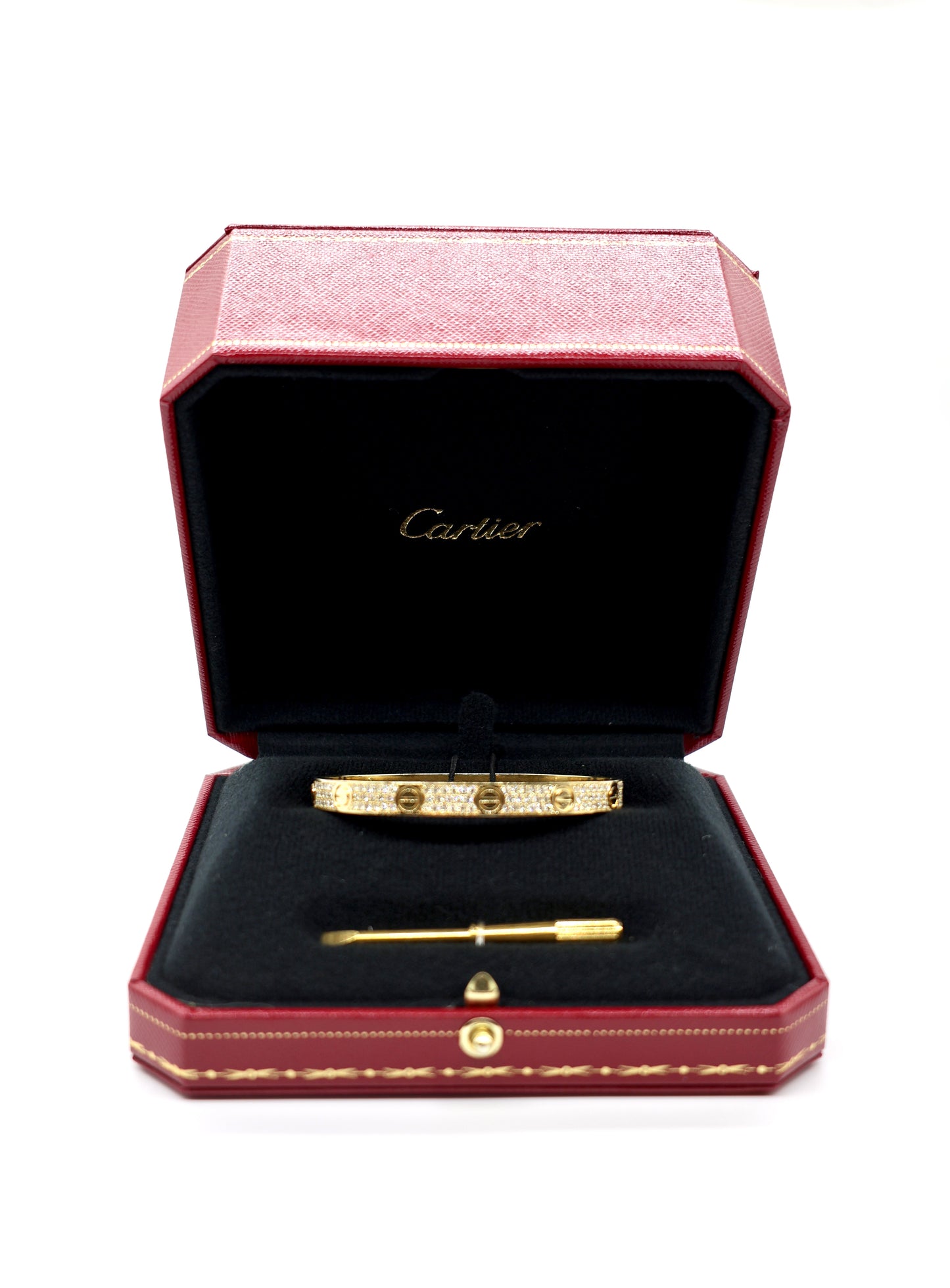 Cartier 18kt Yellow Gold Love Diamond Bracelet