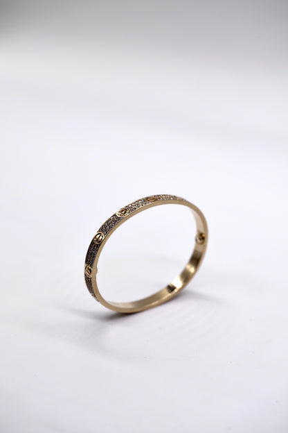 Cartier 18kt Yellow Gold Love Diamond Bracelet