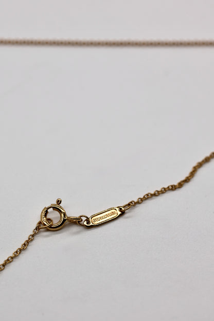 Tiffany 18K Yellow Gold Lock and Key Pendant