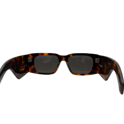 Saint Laurent SL 654 Havana Rectangle Sunglasses