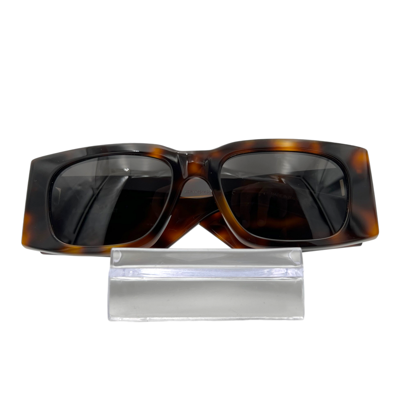 Saint Laurent SL 654 Havana Rectangle Sunglasses