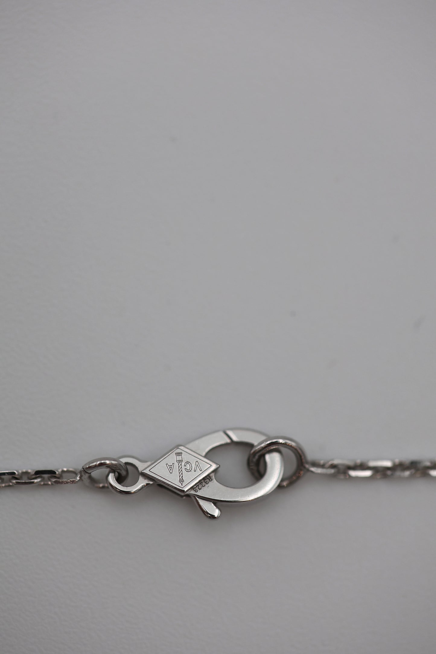 Van Cleef & Arpels Vintage Alhambra Pendant - 18K White Gold & Mother-of-Pearl