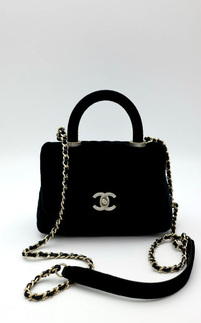 Chanel Velvet Extra Mini Coco Handle