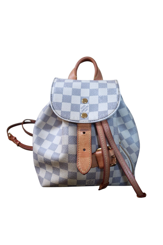 Louis Vuitton Damier Azur Canvas Sperone BB Backpack
