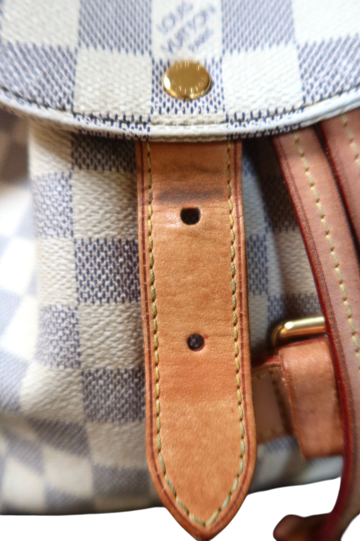 Louis Vuitton Damier Azur Canvas Sperone BB Backpack
