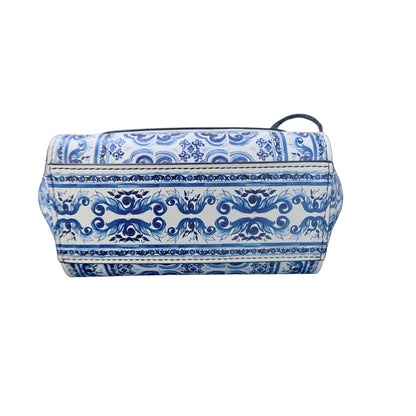Dolce & Gabbana Mini Sicily Majolica-Print Top-Handle Bag