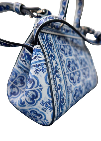 Dolce & Gabbana Mini Sicily Majolica-Print Top-Handle Bag