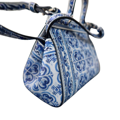 Dolce & Gabbana Mini Sicily Majolica-Print Top-Handle Bag