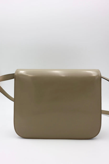 Celine Medium Classic Bag in Beige Patent Leather