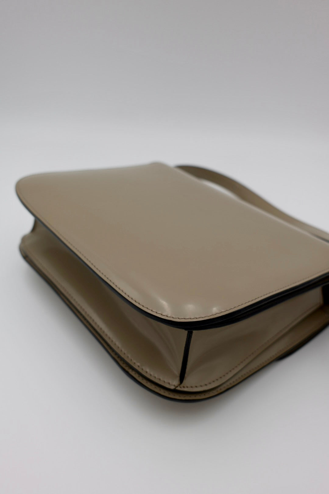Celine Medium Classic Bag in Beige Patent Leather