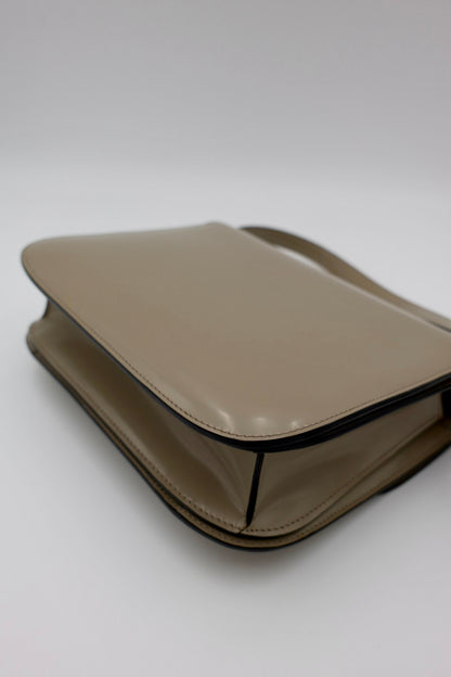 Celine Medium Classic Bag in Beige Patent Leather