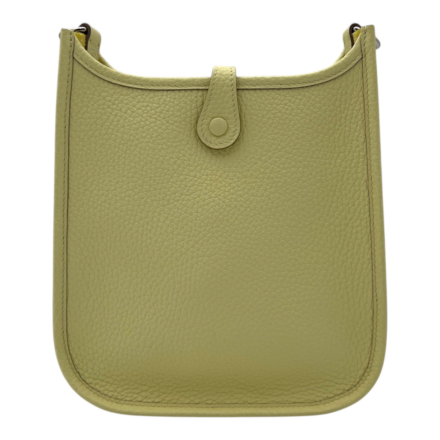 HERMÈS Evelyne TPM in Jaune Milton with Palladium Hardware Stamp K (2025)