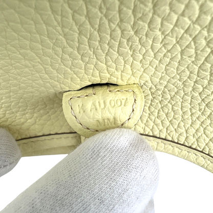 HERMÈS Evelyne TPM in Jaune Milton with Palladium Hardware Stamp K (2025)