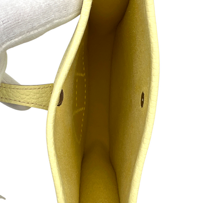 HERMÈS Evelyne TPM in Jaune Milton with Palladium Hardware Stamp K (2025)