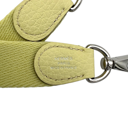 HERMÈS Evelyne TPM in Jaune Milton with Palladium Hardware Stamp K (2025)