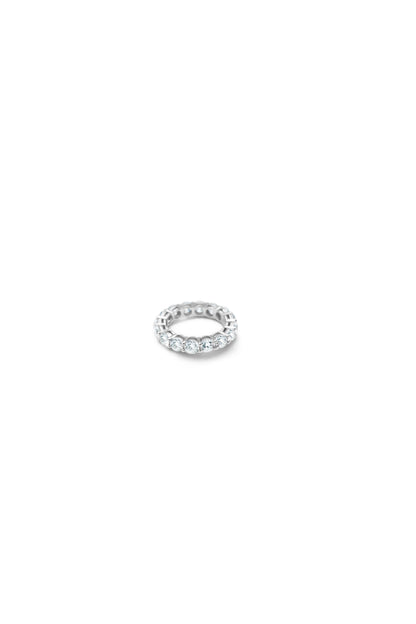 Round Shape Diamond Ring 14K Solid Gold – 6.102 CT