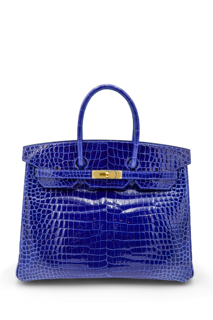 Hermès Birkin 35 Porosus Crocodile