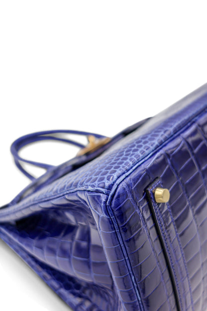 Hermès Birkin 35 Porosus Crocodile