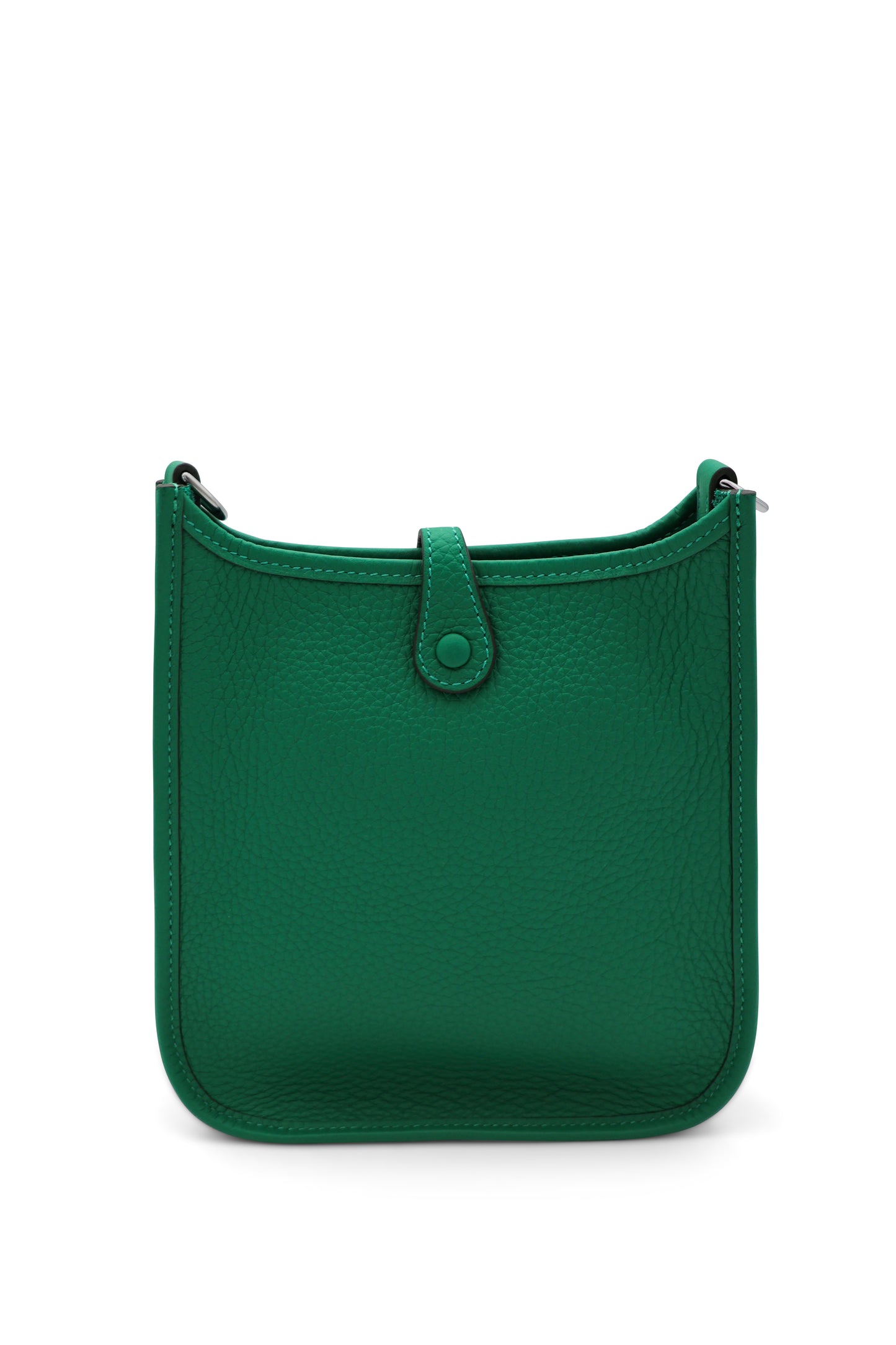 Hermès Vert Vertigo Evelyne TPM 16 in Taurillon Clemence Leather with PHW