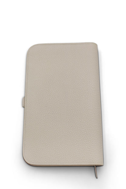 Hermès Dogon Long Wallet in Beton with PHW