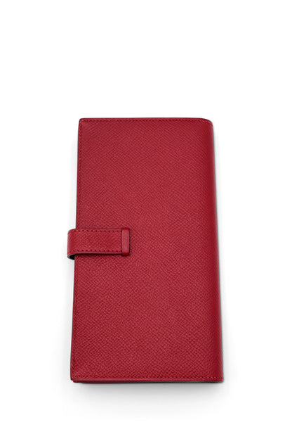 Hermès Bearn Soufflet Wallet in Rouge Ash with Gold Hardware