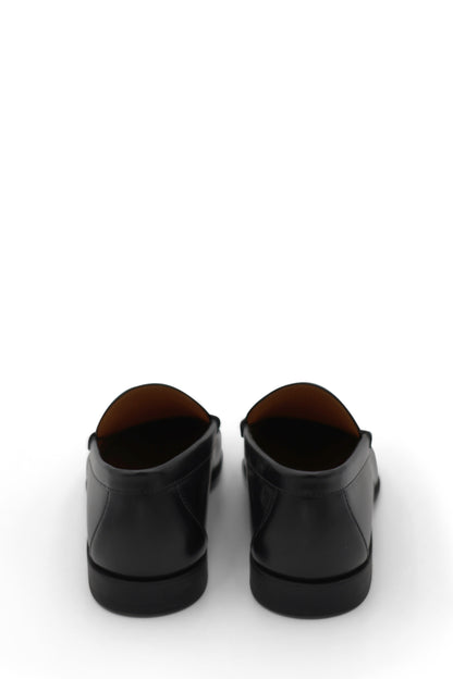 Hermès Duke Loafers in Noir Glazed Calfskin