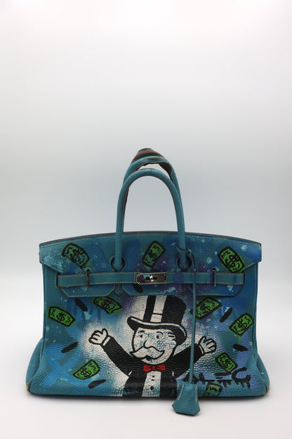 Hermès Custom Alec Monopoly Birkin 35 Togo