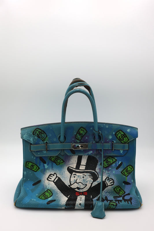 Hermès Custom Alec Monopoly Birkin 35 Togo