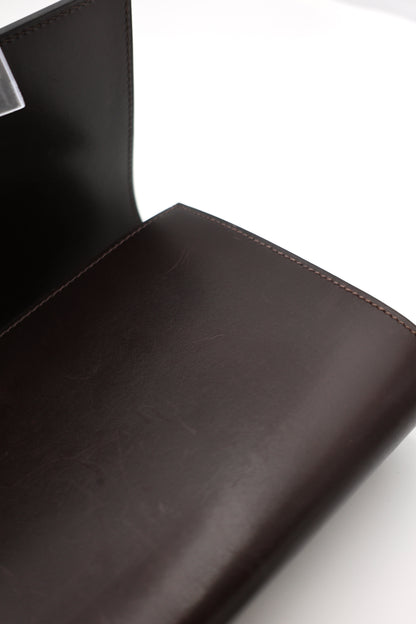 Hermes Medor 29 Clutch in Chocolat Box Calfskin with Gold Hardware